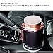 Smart Car Cup Kühler und Wärmer, 2-in-1-Autokühlbecher Auto Car Travel Heizbecher Touch Control Digitalanzeige für Car Travel(Roségold) - 3
