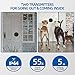 Wowlela Hund Türklingel, Wireless Touch Pet Türklingel Pet Training Bells Set Kommunikation Türklingel mit Druckknopf - 2