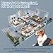 Wowlela Hund Türklingel, Wireless Touch Pet Türklingel Pet Training Bells Set Kommunikation Türklingel mit Druckknopf - 4