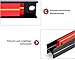 GIANTEX 6x Werkzeug Magnetleiste Set 46 cm magnetschiene magnetische Werkzeughalter Wand inkl. Montagematerial Magnetleiste Werkzeug Magnet Werkzeugleiste Magnethalter Werkstatt Rot - 2
