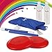 Toyfel Frisbee Wurfspiel Set – Gartenspielzeug Frisbee Flaschenspiel Strandspiel – Spielzeug für draußen – Familienspiel Kinder Outdoor Gesellschaftsspiel Frisbee-Scheibe Bottle Bash Miles - 7