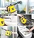 Sichler Haushaltsgeräte Handdampfreiniger: Tragbarer Dampfreiniger mit großem Zubehör-Pack, 1.000 W (Dampfente, Dampfgerät, Hochdruckreiniger) - 3