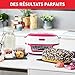 Tefal Cake Factory Délices KD8101 | Kuchenbackautomat | 5 Automatische Programme | Manueller Modus | Rezeptheft | Umfangreiches Zubehör | Gratis App | Kuchen und Süßspeisen | weiß / pink - 5