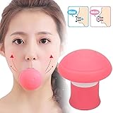 Face Lift Skin Firming Anti Wrinkle Mouth Exercise Tool,Jaw Trainer Kiefertrainer,Jawline Exerciser und Kiefer Training,Doppelkinnentferner Trainer,Gesichtstrainer,V -Form Gesicht Schlanker Werkzeug - 2