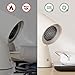 CIARRA CBPHW01 Mini-Dunstabzugshaube HOOD TO GO Leise Umluft mit 2 Stufen Tragbar Tischhaube Mobile Desktop-Abzugshaube Weiß für Steak Grillen BBQ Camping Wohnmobil Küche Reise - 7
