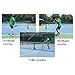 hzexun Tennisbälle Ballmaschine Tragbarer Tennisball-Maschine Solo Tennistrainer AC&Batterie Zuhause/Gericht Ballwurfmaschinen - 5