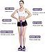 Multifunktions-Spannseil-Beintrainer Sit-up Bodybuilding Expander Elastic Pull Rope Trainingsgeräte, 4-Rohr-Elastic-Sit-Up-Zugseil mit Fußpedal Abdominal Exerciser Fitness (Blau) - 3