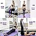 Multifunktions-Spannseil-Beintrainer Sit-up Bodybuilding Expander Elastic Pull Rope Trainingsgeräte, 4-Rohr-Elastic-Sit-Up-Zugseil mit Fußpedal Abdominal Exerciser Fitness (Blau) - 5