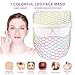 Yofuly LED Gesichtsmaske Lichttherapie, 7 Farben LED-Gesichtsmaske, Kabellos, Lichttherapie, Gesichtsmaske für Hautverjüngung, Gesichtshaut, Anti-Falten, Anti-Aging Haut - 3