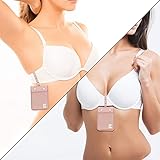 Zero Grid Versteckte BH-börse – Reisetasche & Geheimtasche für Reisepass, & Wertsachen – Undercover BH Stash passend für alle BH-Größen - 6