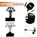 Finger Extensor Exerciser Handtrainer Fingertrainer 2 Stück Verstellbarer Silikon Handtrainer Unterarmtrainer Grippy Finger Trainer für Verbessert Die Funktion Und Bewegung Der Finger - 5