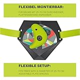 Slackers Ninja Treeclimbers, Kletterset mit 5 innovativen, robusten Kunststoff-Platten mit Anti-Rutsch Griptape, 4 Klettergriffe zum Klettern auf Bäumen und Baumhäusern, 980040 - 6