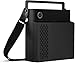 Victrola Revolution GO Tragbarer Bluetooth-Plattenspieler mit DREI Abspielgeschwindigkeiten, nachladbarem Akku mit 12 Stunden Spielzeit und integrierten Lautsprechern | Schwarz | VSC-750SB-BLK-EU - 2