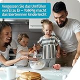 PELEG DESIGN – Eitrenner Schweinchen – Der praktische Eitrenner in Schwein-Look | Praktischer Eigelb-Trenner aus Silikon | Yolk Pig Egg Separator | Geschenk zu Weihnachten, Geburtstag - 2