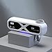 UV Zahnbürstenhalter, Wand Montierter Zahnpastaspender, 1200MA USB Aufladung, Touch Schalter, Timing Funktion für Das Familienbadezimmer (Weiß) - 3