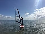 Pure4Fun WindSUP Touring 320 - aufblasbares Stand Up Paddle Board mit Windsurf-Rigg (3 qm Segel) - 2