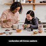 Ninja CREAMi Eismaschine & Dessertmaschine mit 3 Behältern, 7 Programmen, Herstellung von Eis, Gelato, Sorbet, Smoothie-Bowls, Milchshakes und mehr, Schwarz/Silber, 1,4L Eiscreme Kapazität, NC300EU - 2