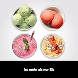 Ninja CREAMi Eismaschine & Dessertmaschine mit 3 Behältern, 7 Programmen, Herstellung von Eis, Gelato, Sorbet, Smoothie-Bowls, Milchshakes und mehr, Schwarz/Silber, 1,4L Eiscreme Kapazität, NC300EU - 6