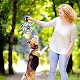 Dog Soccer Ball,Hundefußball mit Riemen - Schäferhundball mit Nylonriemen,Pet Yard Games,Outdoor Numodom Buster,Unzerstörbares Welpen-Spielzeug,Zubehör p - 2