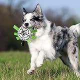 Dog Soccer Ball,Hundefußball mit Riemen - Schäferhundball mit Nylonriemen,Pet Yard Games,Outdoor Numodom Buster,Unzerstörbares Welpen-Spielzeug,Zubehör p - 7