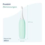 HappyPo Tragbar Po Dusche 300 ml - Tragbares Bidet für Männer und Frauen - Toilette Popodusche Ersetzt Feuchtes Toilettenpapier - Intimdusche für Schwangerschaft, Wochenbett und Reisen - Minze - 3