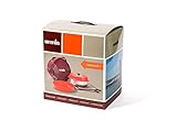 OMNIA Ofen Kit mit Zubehör - Set mit Campingofen, Silikonform, Aufbackgitter, Tasche und Topflappen, Beige - 7