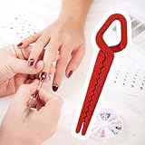Krmoau Nagellack-Fingerschutz - Schutz-Clip Für Nagellack,Nicht Rutschende Maniküre-Werkzeuge, Tragbare Manikürehilfe Zum Üben - 3