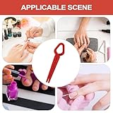 Krmoau Nagellack-Fingerschutz - Schutz-Clip Für Nagellack,Nicht Rutschende Maniküre-Werkzeuge, Tragbare Manikürehilfe Zum Üben - 4