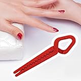 Krmoau Nagellack-Fingerschutz - Schutz-Clip Für Nagellack,Nicht Rutschende Maniküre-Werkzeuge, Tragbare Manikürehilfe Zum Üben - 8
