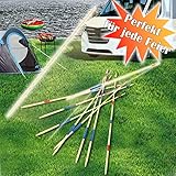 XXL Mikado Spiel Holz Riesenmikado 31 Holzstäbe 90 cm Outdoor Gartenmikado Kinder Erwachsene - 5