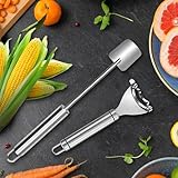 Mais Entkerner Tool - Maiskern Entferner Tool | 2-teilig Edelstahl Entkerner Schäler Für Küche Haushalt | Corns Cob Peeler| Stainless Steel Peelers, Corn Stripper, Corn Peeler, Kitchen Tools - 9