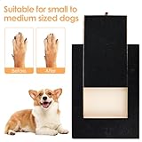 Kratzbrett für Hunde mit Leckerlibox 35x25x3cm, Stressfrei Kratzbrett für Hundekrallen,Sandpapierbrett Scratch Board Dog für Nägel Alternative zu Krallenschleifer für Hunde/Krallenschere für Hunde - 3