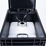 BOXIO - WASH: Mobiles 40x30 Spülbecken, Camping Waschbecken mit Pumpe ohne Strom, Camping Zubehör in Eurobox für den Van Ausbau, Friseur oder outdoor auf Festival & Garten, Spüle als Camping Gadgets - 7