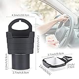 Fowecelt 3 Stück Pommes-Frites-Becherhalter Auto Saucenhalter Auto Pommes Halter Dip- und Saucenhalter-Clip-Set Schwarz - 7