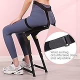 Exoskelett-Ständer, tragbarer Stuhl, unsichtbarer tragbarer magischer Sitz, verstellbare Höhe, 100 kg Kapazität, für Outdoor-Angeln, Konzerte und mehr - 3