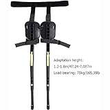 Exoskelett-Ständer, tragbarer Stuhl, unsichtbarer tragbarer magischer Sitz, verstellbare Höhe, 100 kg Kapazität, für Outdoor-Angeln, Konzerte und mehr - 6