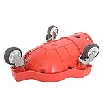 aleawol 2 Pcs Kneeblades Rollende Knieschützer, Knieschoner mit 3 Rollen und Bequemen Gelkissen für die Arbeit Baustelle, 360 Grad drehbar, Flexible Gleitende Knieschoner mit Verstellbaren Trägern - 5