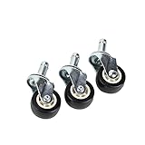 aleawol 2 Pcs Kneeblades Rollende Knieschützer, Knieschoner mit 3 Rollen und Bequemen Gelkissen für die Arbeit Baustelle, 360 Grad drehbar, Flexible Gleitende Knieschoner mit Verstellbaren Trägern - 9