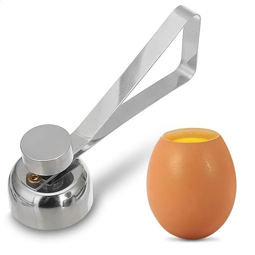 Eierköpfer Eierschalenschneider Edelstahl Eierknacker-Öffner (Eier Topper) - 1