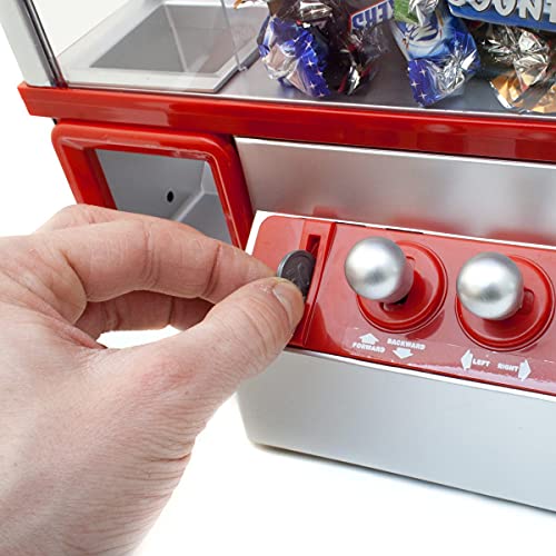 GOODS+GADGETS Candy Grabber Süßigkeitenautomat Süßigkeiten Greifautomat Greifer Spielautomat rot, Kind - 5