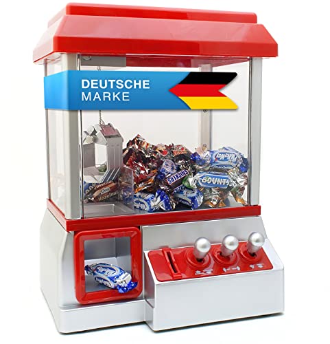 GOODS+GADGETS Candy Grabber Süßigkeitenautomat Süßigkeiten Greifautomat Greifer Spielautomat rot, Kind - 1
