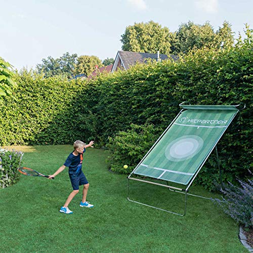 HitPartner - Mobile Tenniswand – Spanntuch grün – Rahmen Stahl, galvanisch verzinkt - Tennistrainingsgerät - 6